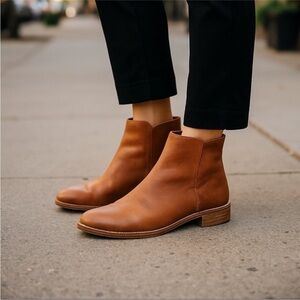 Free people Size 39 Womens Brown Leather Ankle Boots